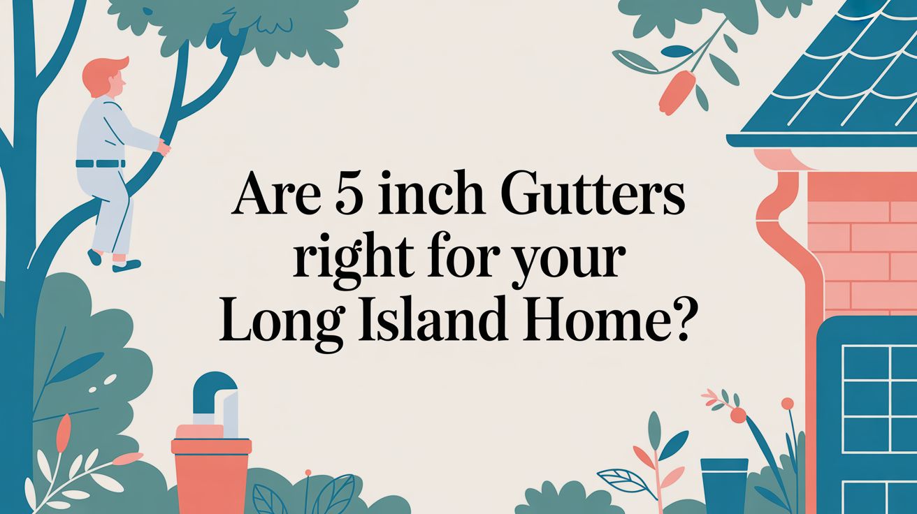 Are 5 Inch Gutters Right for Your Long Island Home? - #1 Gutter Repair ...